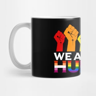 We Are All Human LGBT Pride Mug